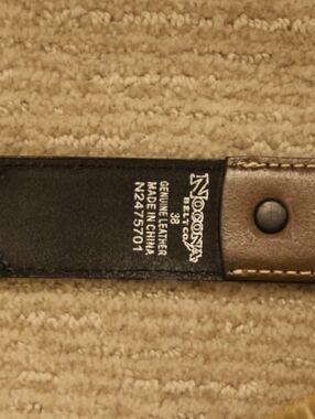 Nocona Genuine Leather Belt in Black and Brown